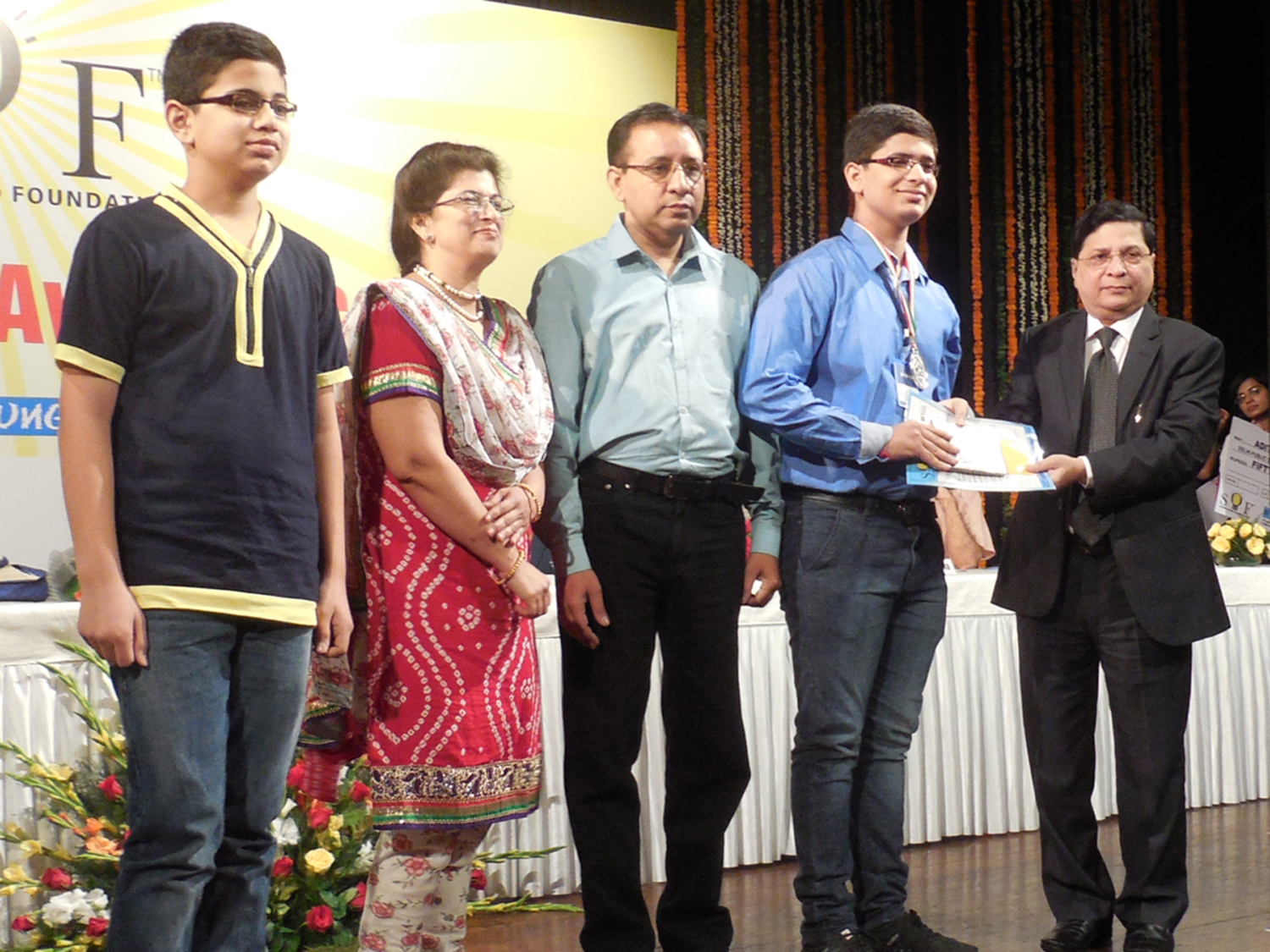 Award Ceremony by SOF to Honour Mridul Bhaskar International Rank Holder 2  in NCO